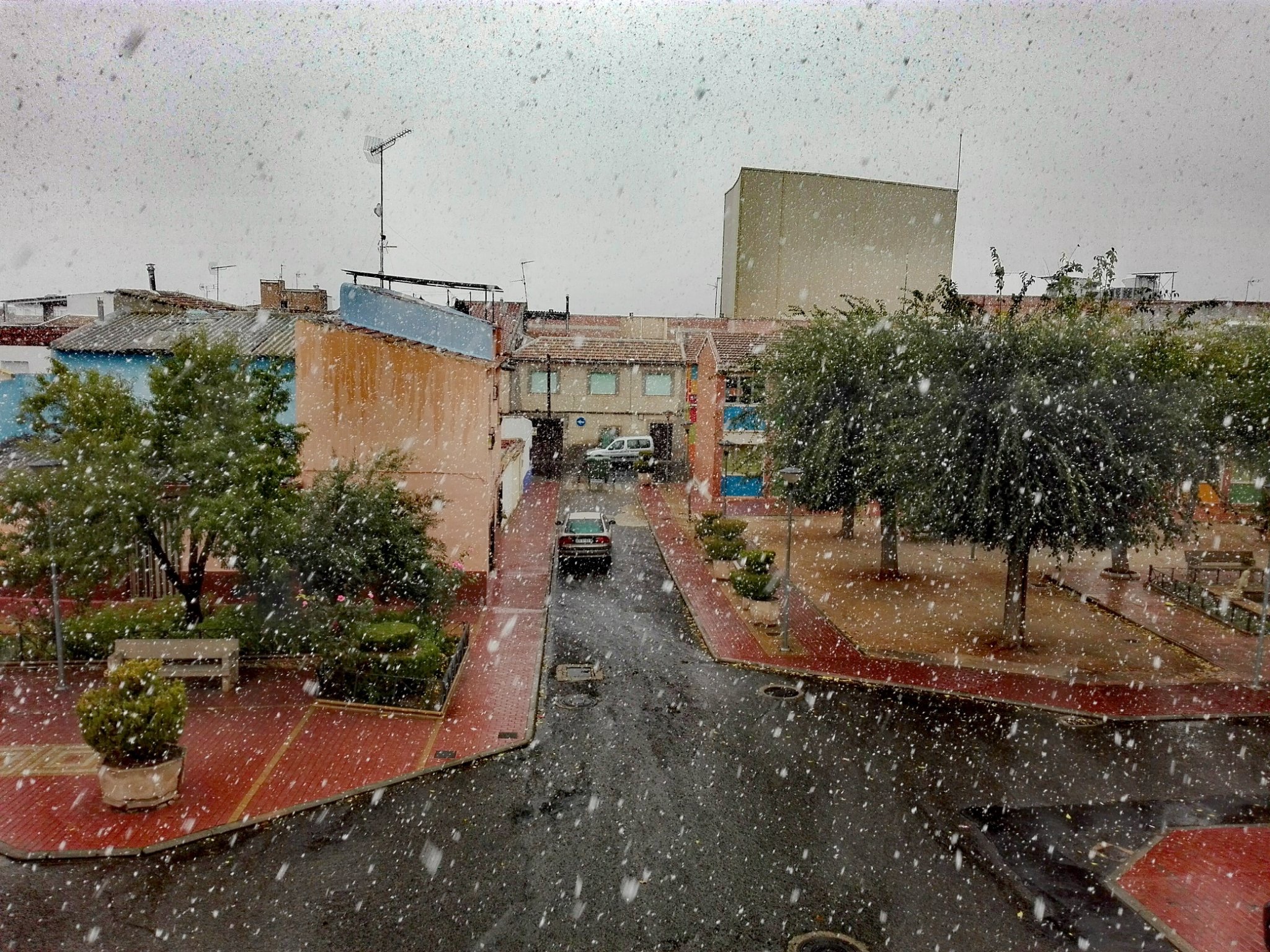 Ciudad Real registra su nevada más temprana