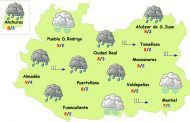 Una borrasca traerá lluvia y fuerte viento las próximas horas a Ciudad Real