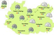 Vuelven las (débiles) lluvias, el viento y el frío a la provincia de Ciudad Real