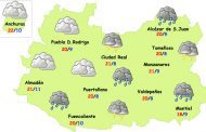 Regresan las lluvias y las tormentas a la provincia de Ciudad Real