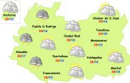 Martes de menos tormenta y ligera bajada de temperaturas