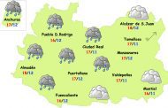 El tiempo en Ciudad Real: lluvias el viernes noche y algo más de frío