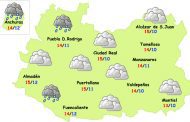 El tiempo en Ciudad Real: posibles lluvias el sábado