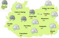 Viernes lluvia, frío y nieve en la provincia de Ciudad Real