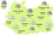 El tiempo en Ciudad Real: leve inestabilidad y bajada de temperaturas