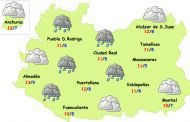 El tiempo en Ciudad Real: regresan las lluvias (débiles)