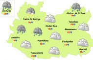 El tiempo en Ciudad Real: martes con lluvia al final del día