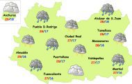 El tiempo en Ciudad Real: miércoles con más tormentas y menos calor diurno