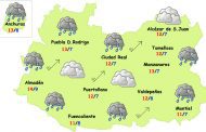 El tiempo en Ciudad Real: lluvias débiles el lunes y bajada de temperaturas